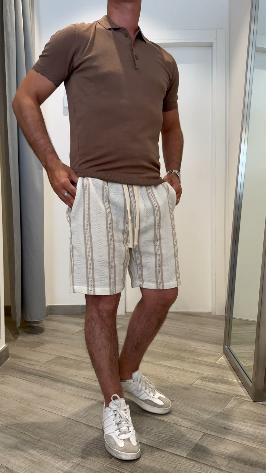Bermuda Tuta a Righe