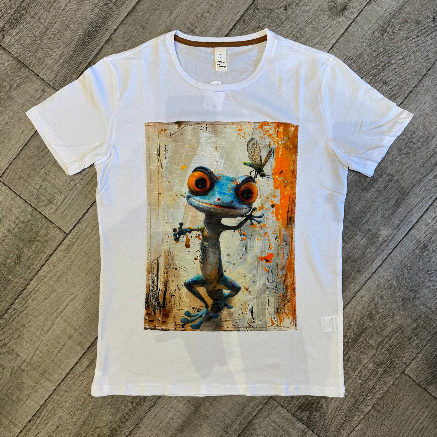 T-Shirt Stampa "Funny Geko"