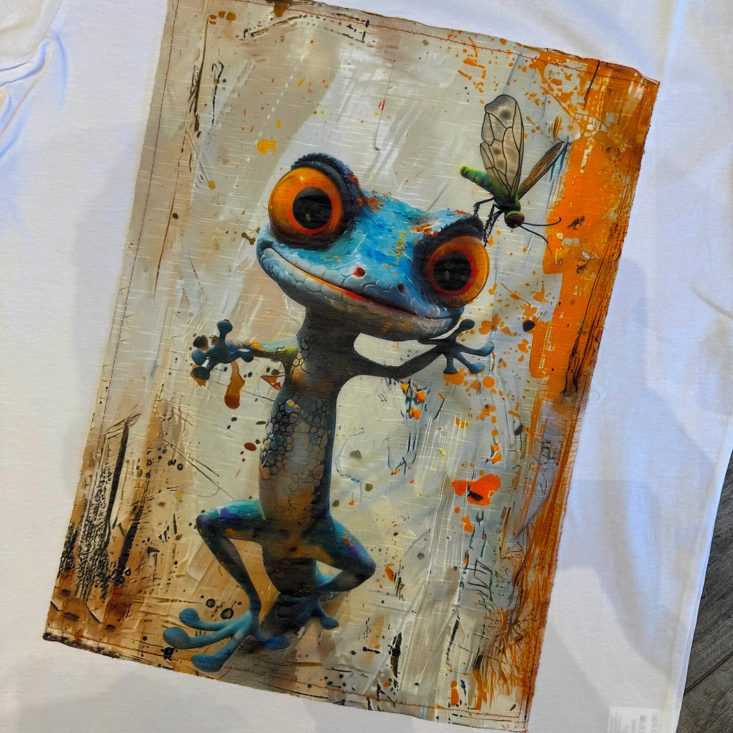 T-Shirt Stampa "Funny Geko"