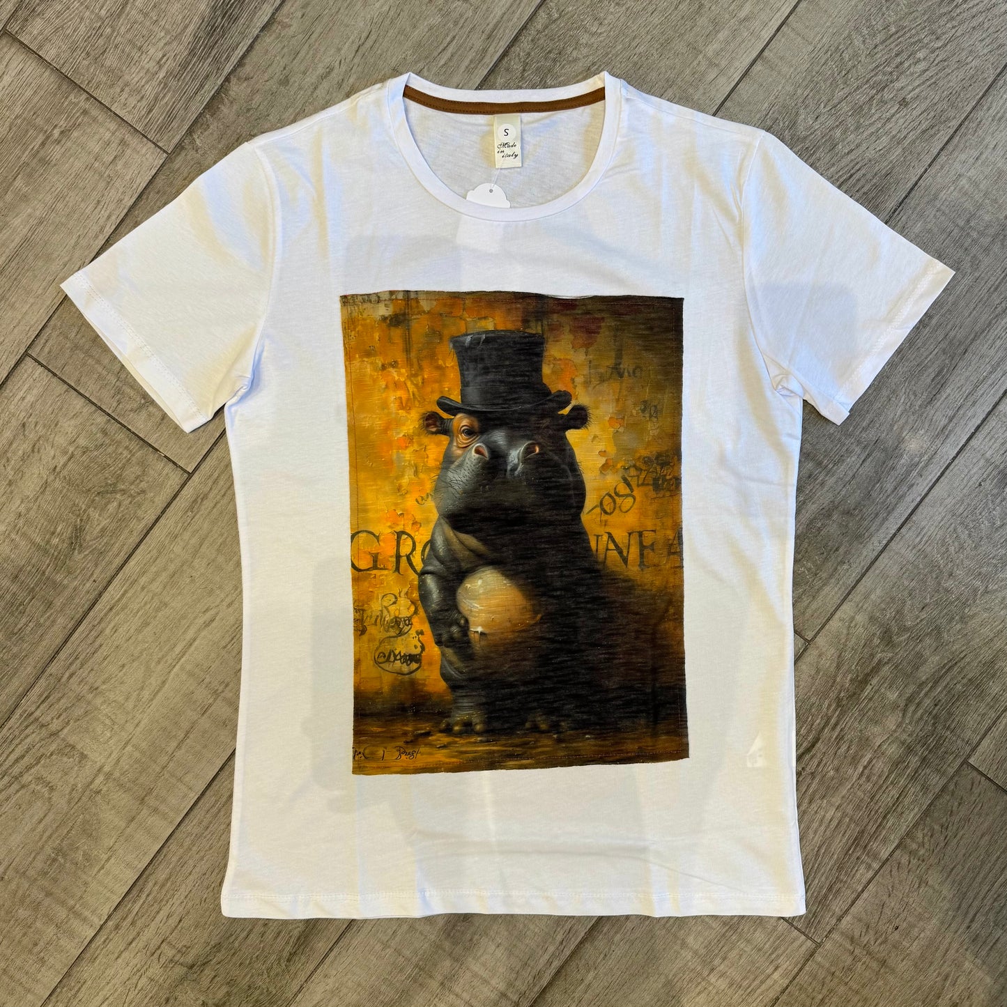 T-Shirt Stampa "Hippo"