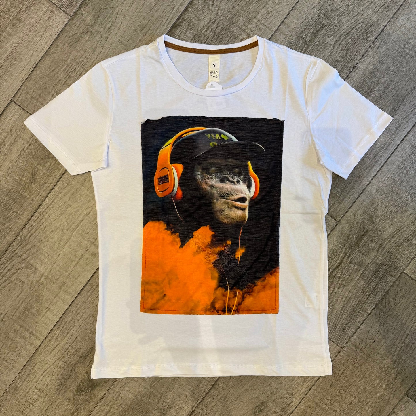 T-Shirt Stampa "Monkey Beats"