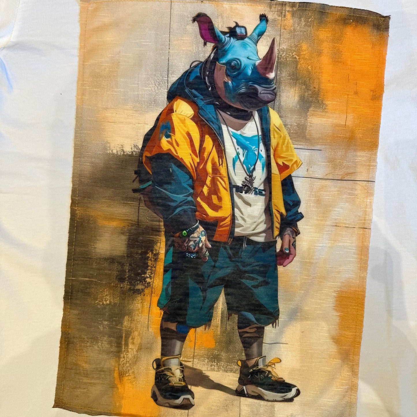 T-Shirt Stampa "Rino"