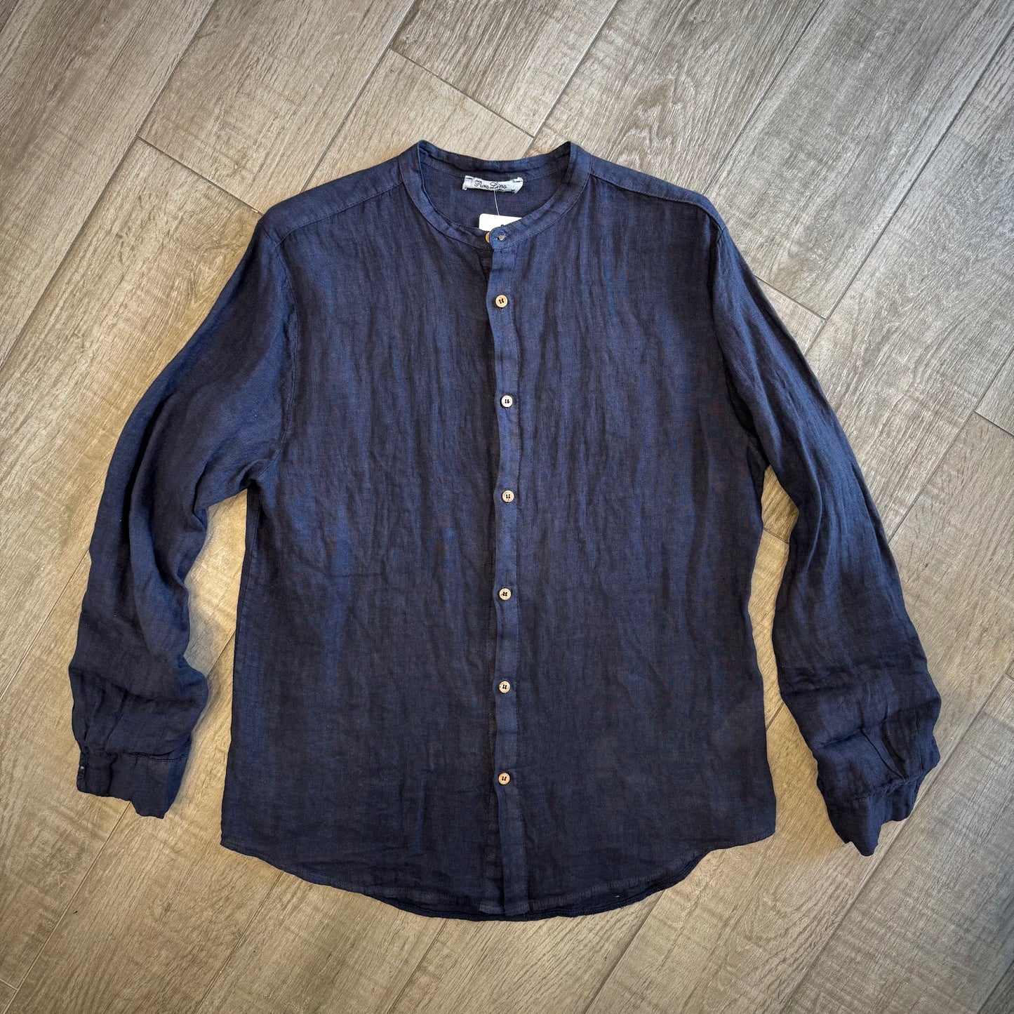 Camicia Coreana Puro Lino