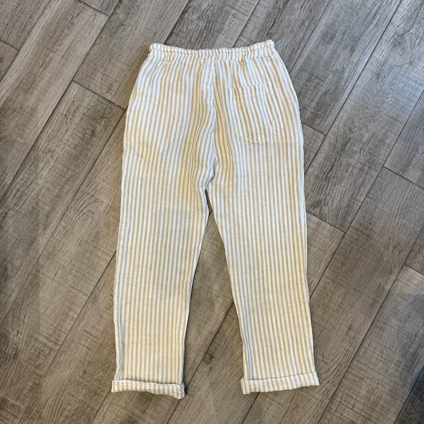 Pantalaccio a Righe Puro Lino