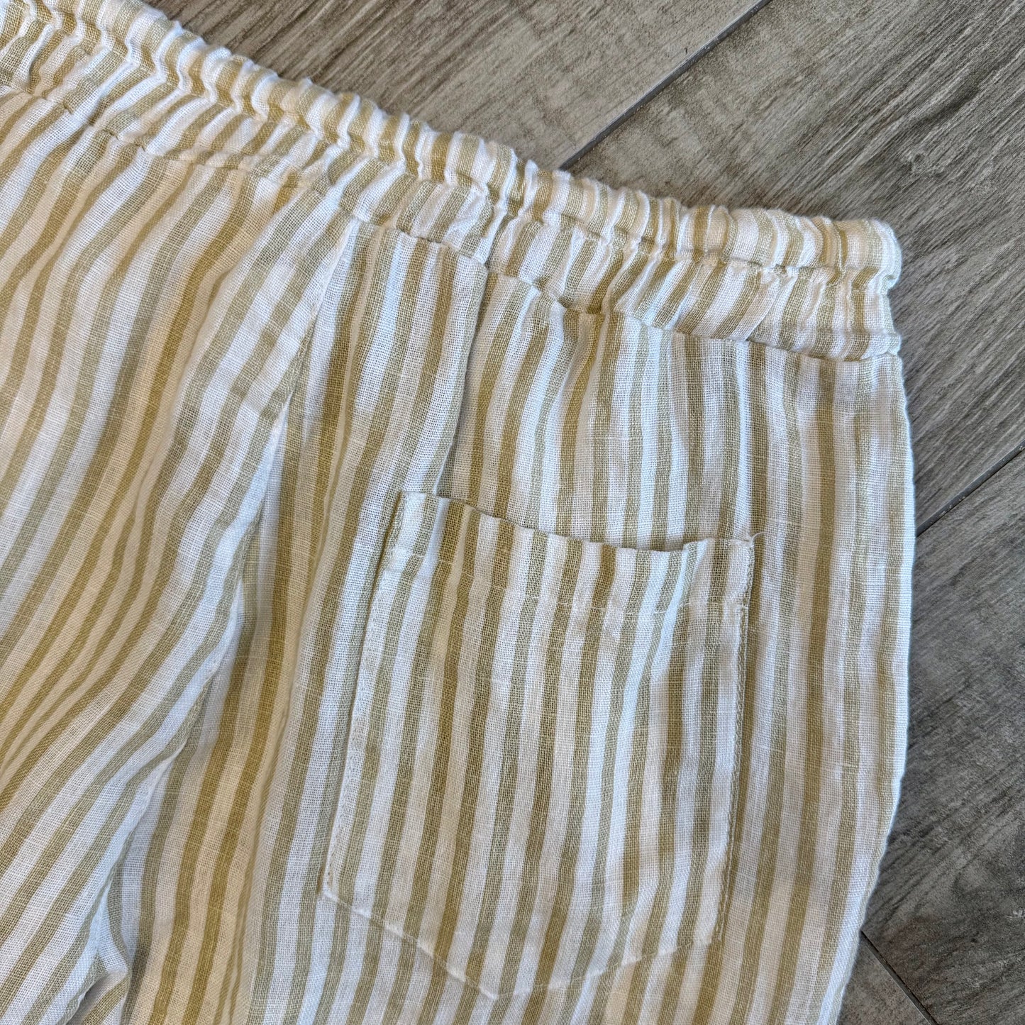 Pantalaccio a Righe Puro Lino