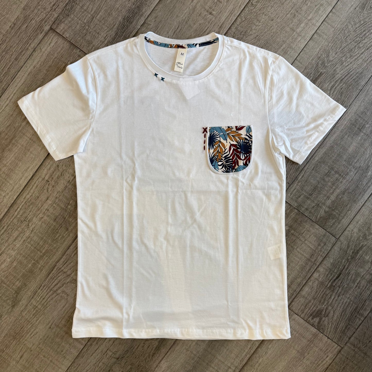 "Patterned Pocket" T-Shirt