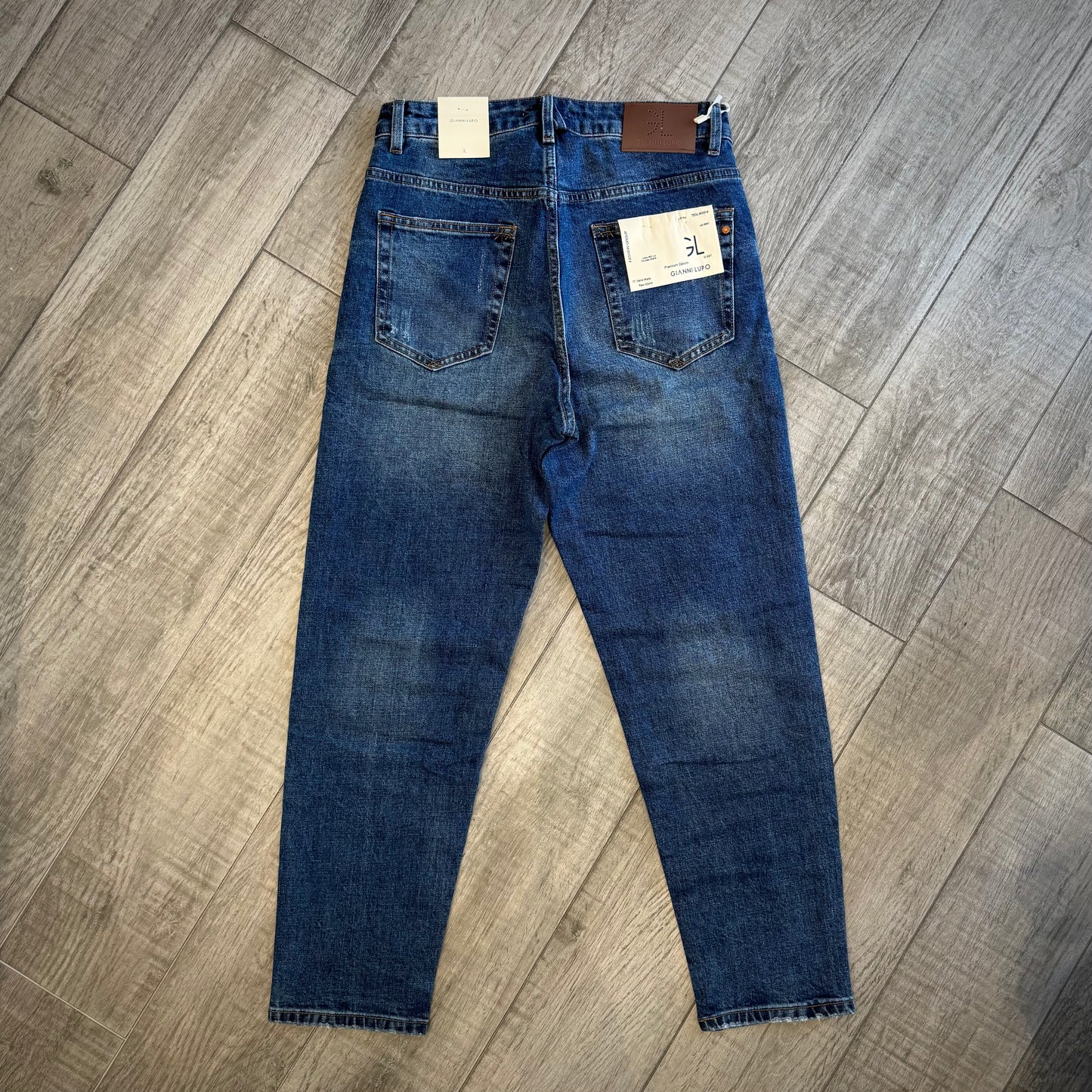 Jeans "DAD" Over Fit graffiato GIANNI LUPO (GL6301Q)