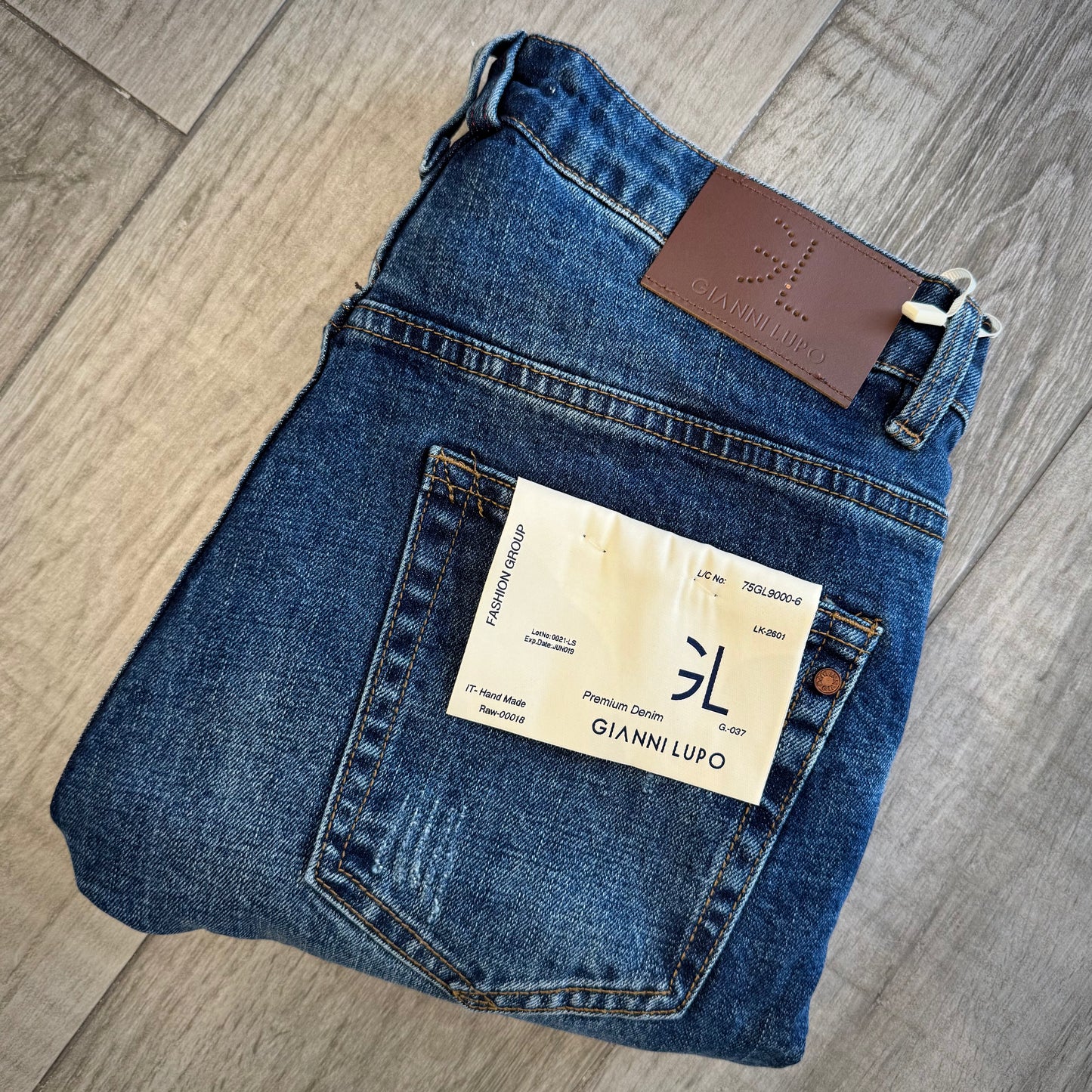 Jeans "DAD" Over Fit graffiato GIANNI LUPO (GL6301Q)