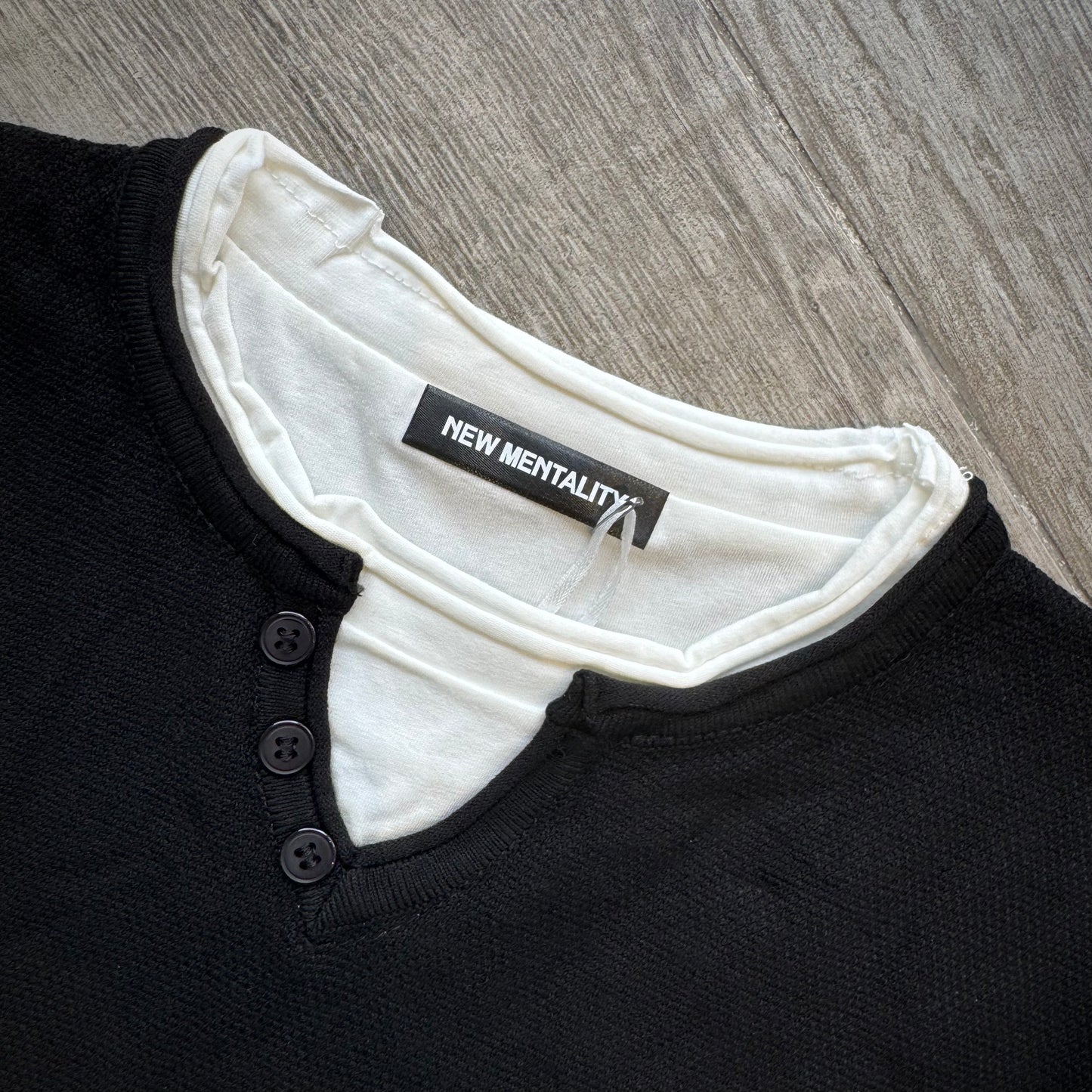 Maglia Serafino Doppio Layer
