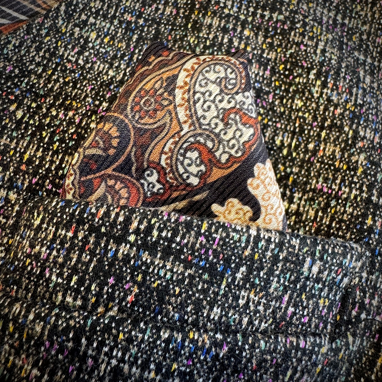 Panciotto Pochette Black e Fili Multicolor