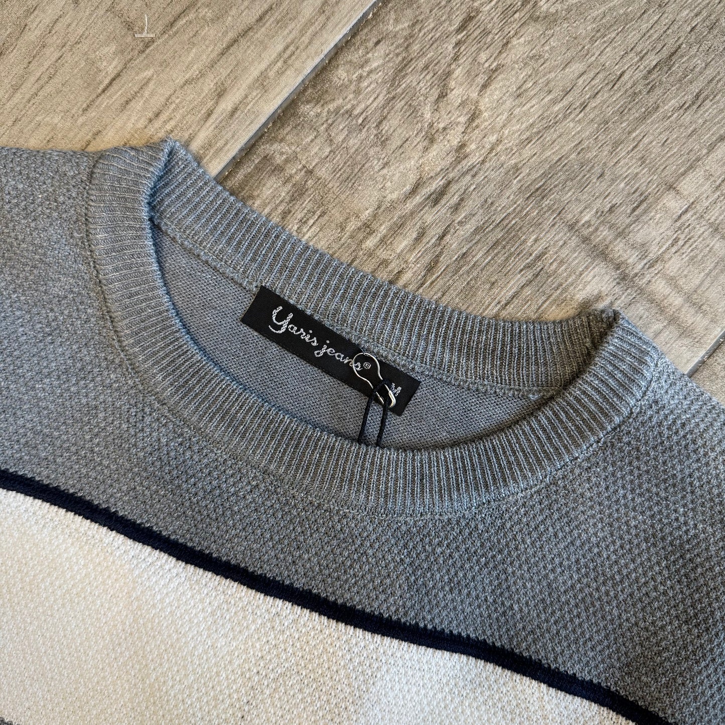Maglione Girocollo con Righe