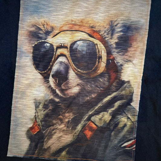 T-Shirt Stampa "Pilot Koala"