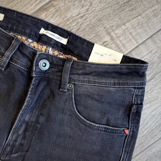 Jeans "Kevin" Slim Fit Black GIANNI LUPO (GL6303Q)