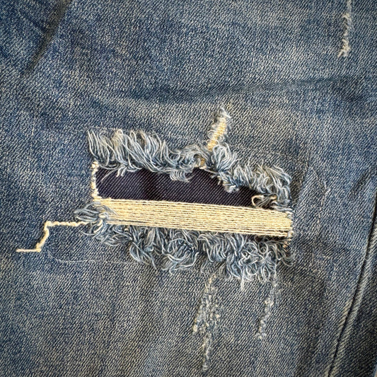 Jeans "Kevin" Slim Fit strappi e toppe interne GIANNI LUPO (GL2524YH)