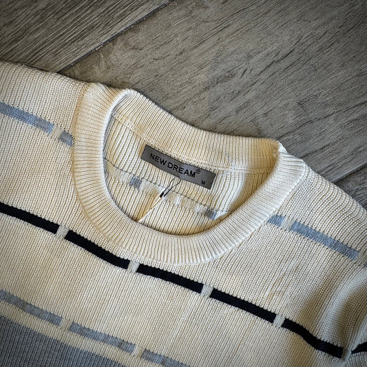 Maglione Girocollo Tricolor