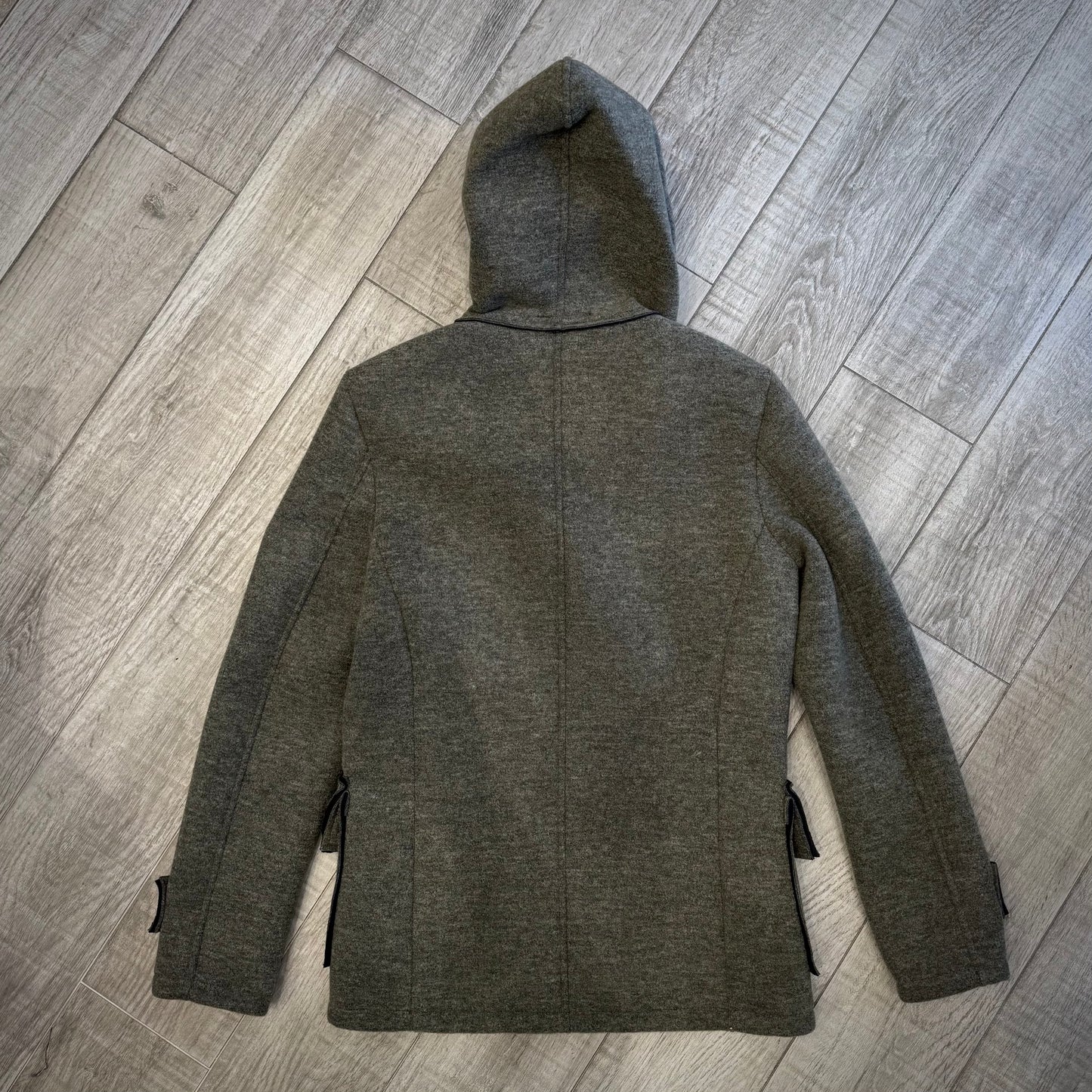 Giaccone Doppio Petto con Cappuccio