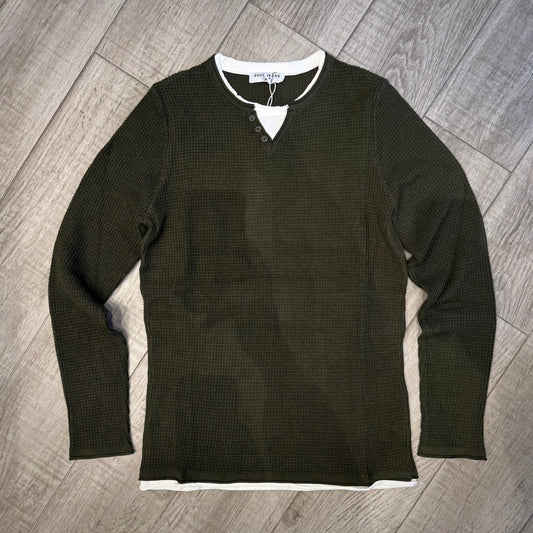 Maglia Serafino Doppio Layer