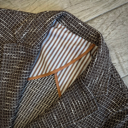 Giacca Lavorazione a Maglia Destrutturata