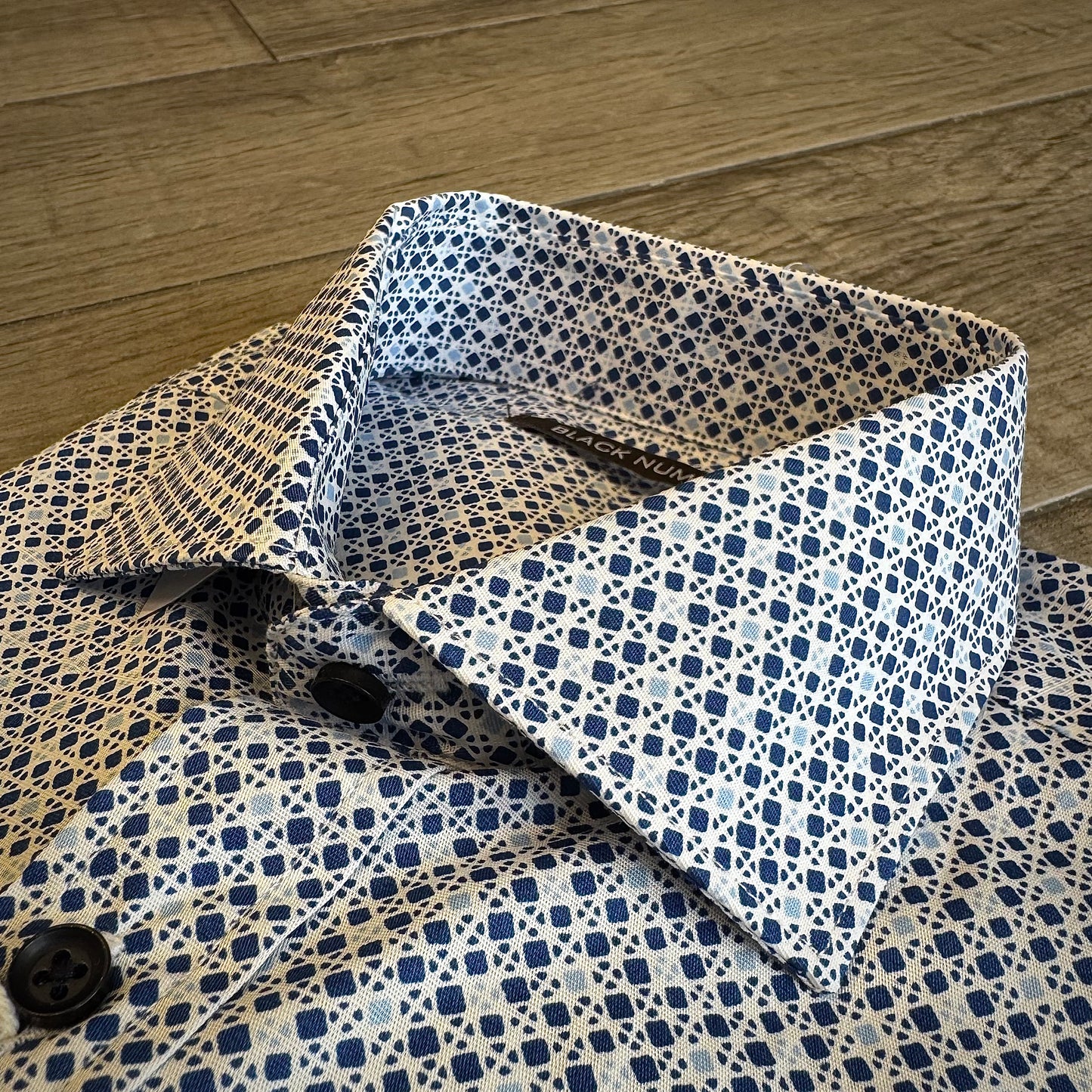 Camicia Microfantasia Rombi