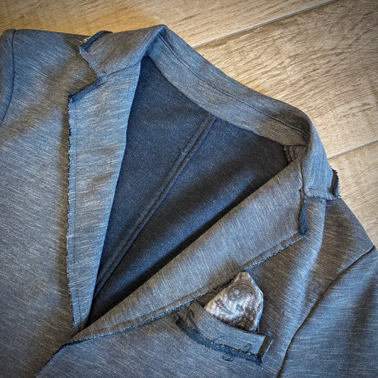 Giacca Felpa Blu Delavato