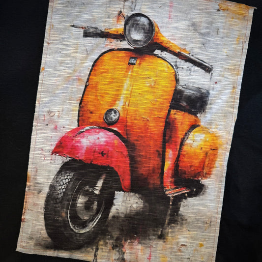 T-Shirt Stampa "Vespa Orange"