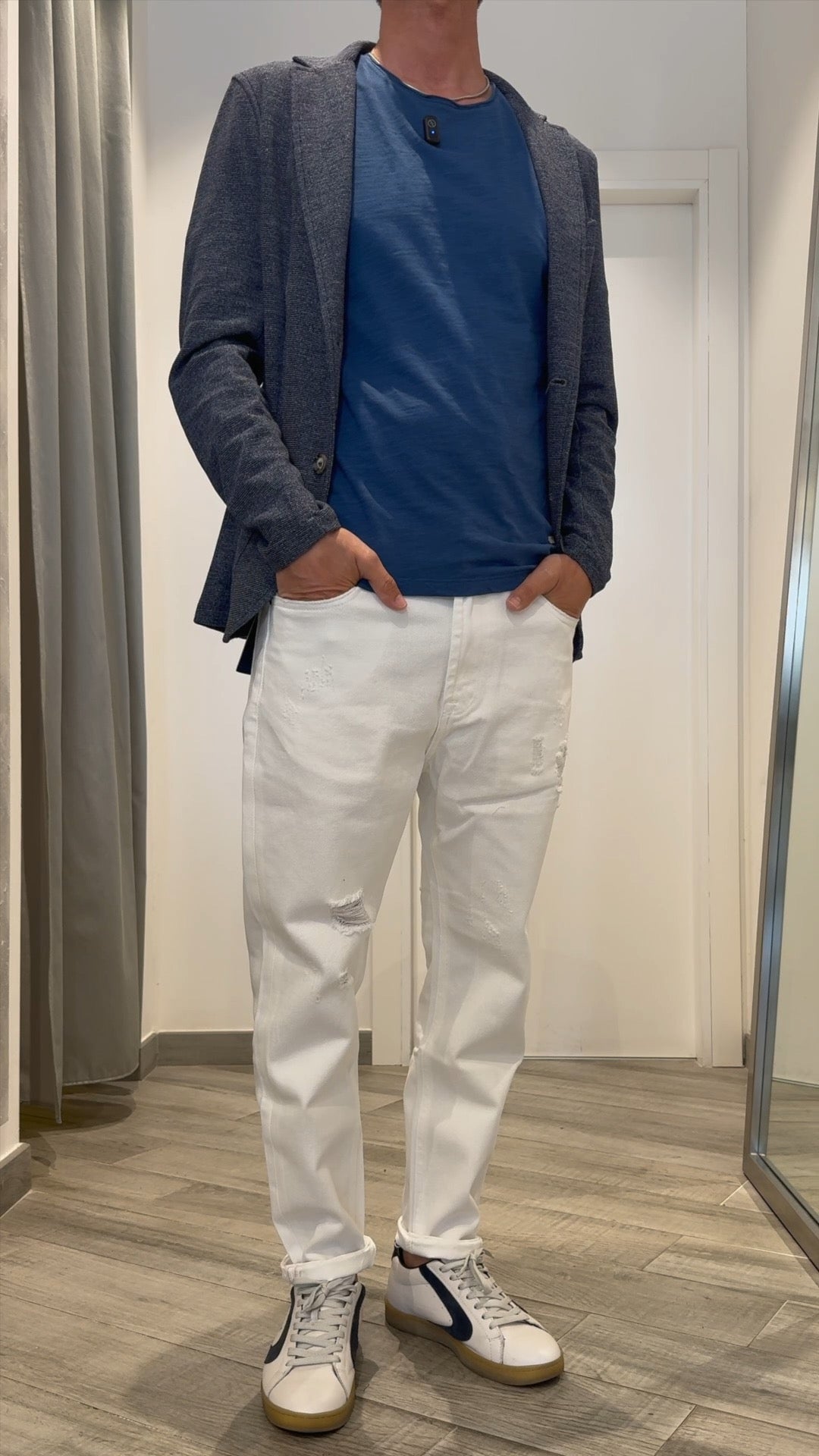T-Shirt Basic Cotone Fiammato GIANNI LUPO