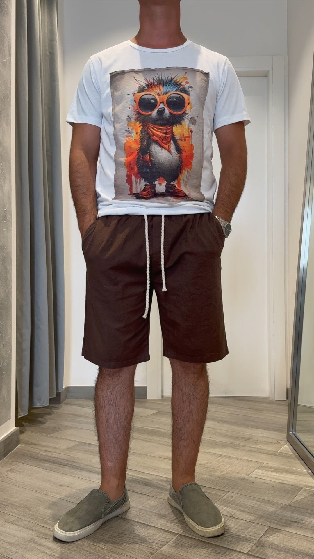 T-Shirt Stampa "Riccio Fashion"