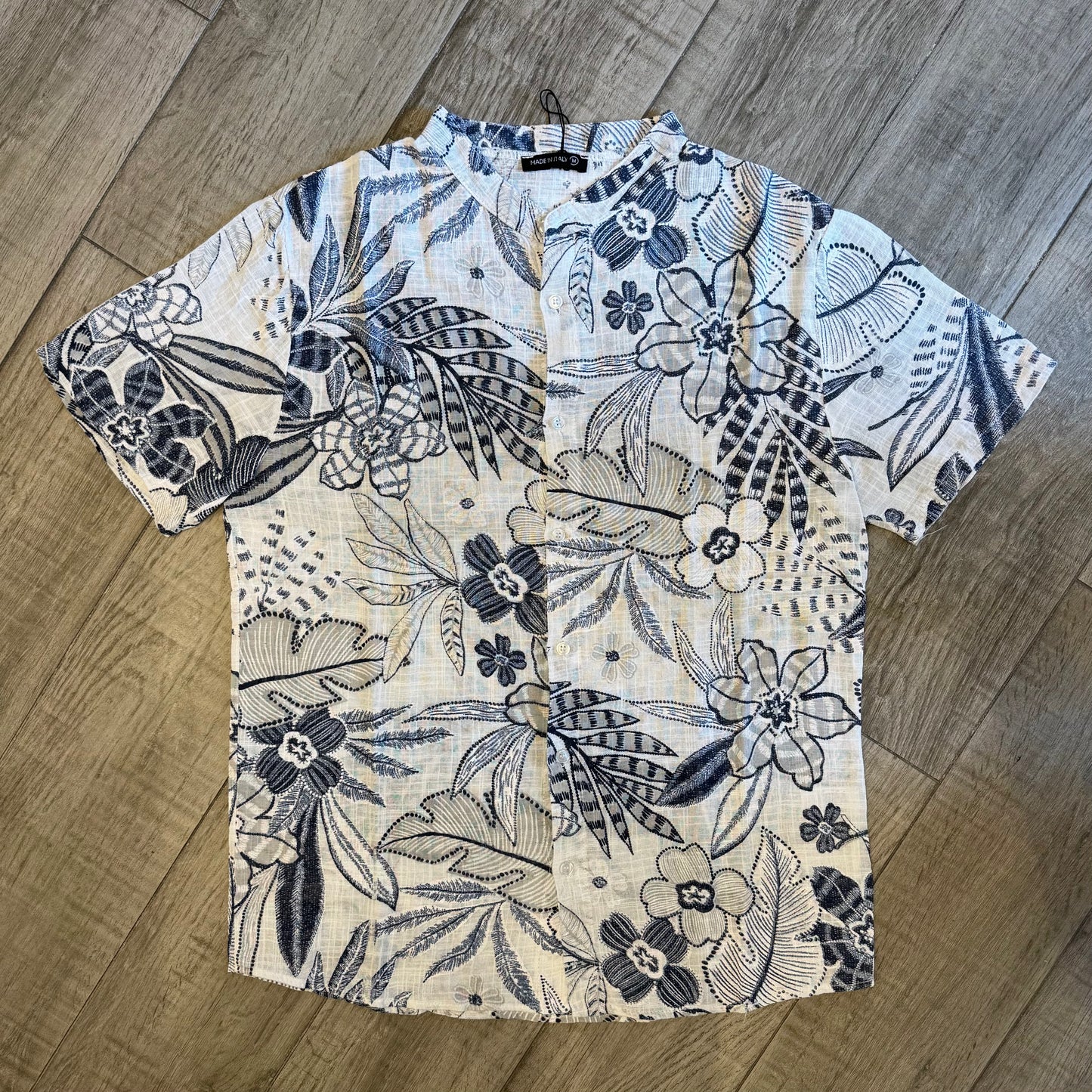 Camicia Coreana Fantasia Manica Corta (F08)