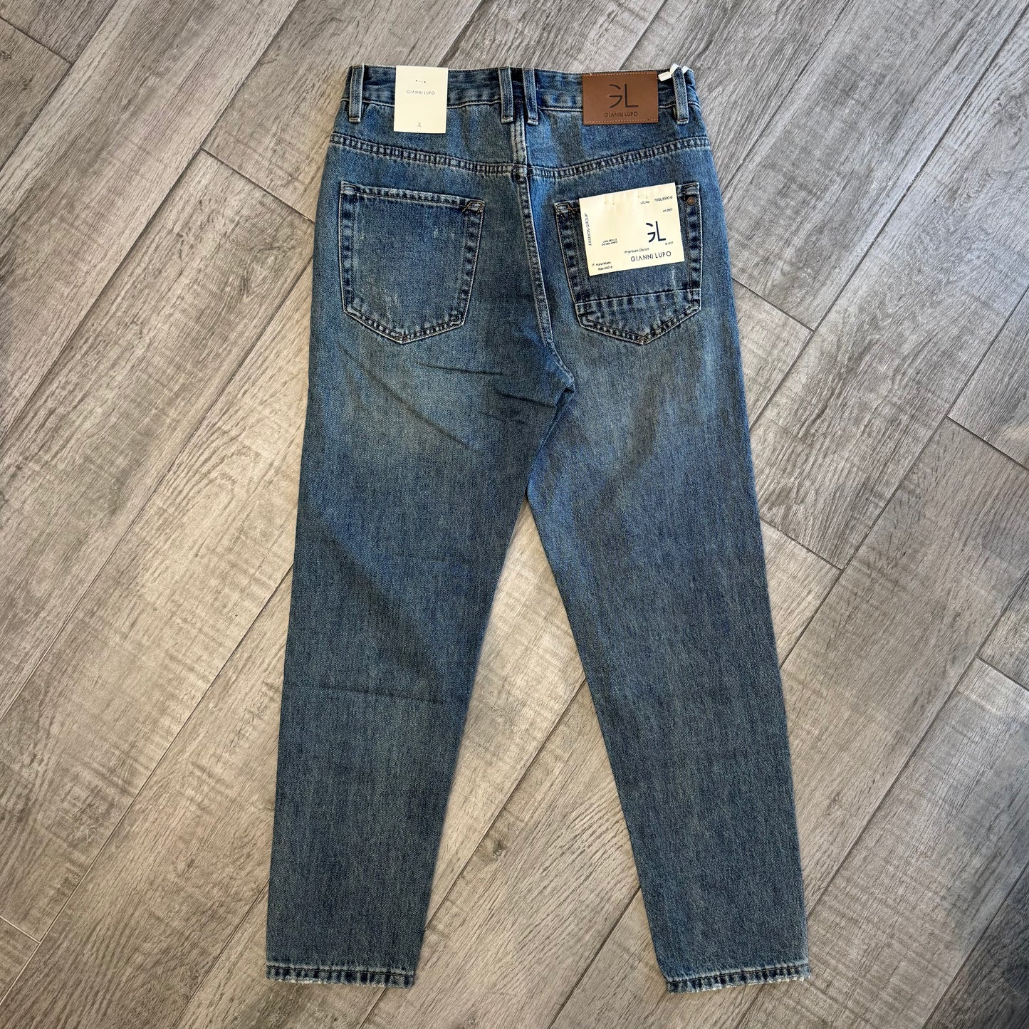 Jeans "Mike" Carrot Fit strappi GIANNI LUPO (GL622Y-F26)