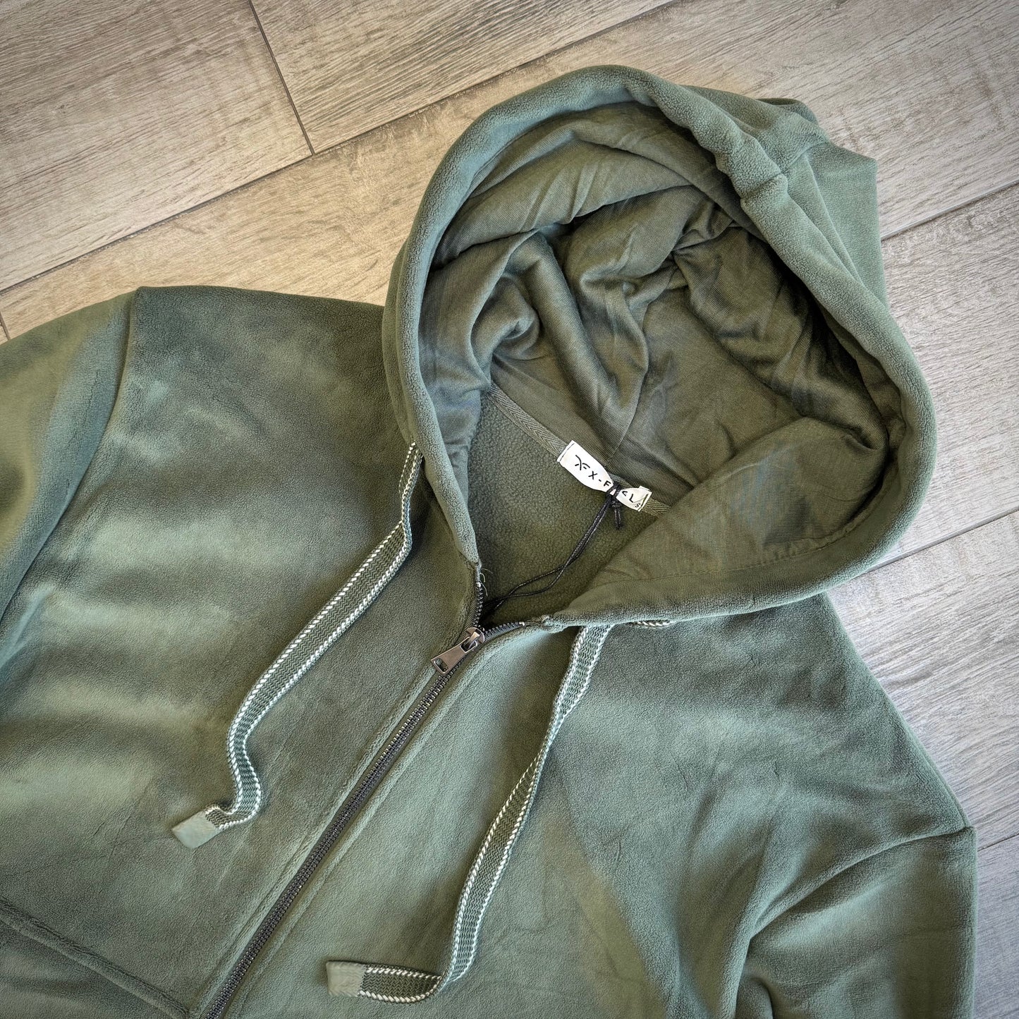 Felpa Over con Zip