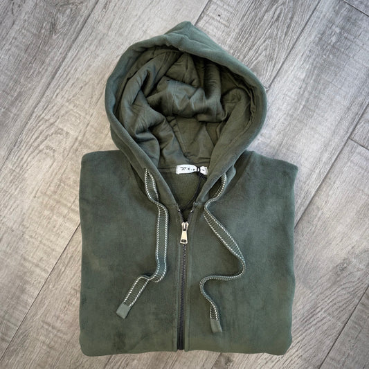 Felpa Over con Zip