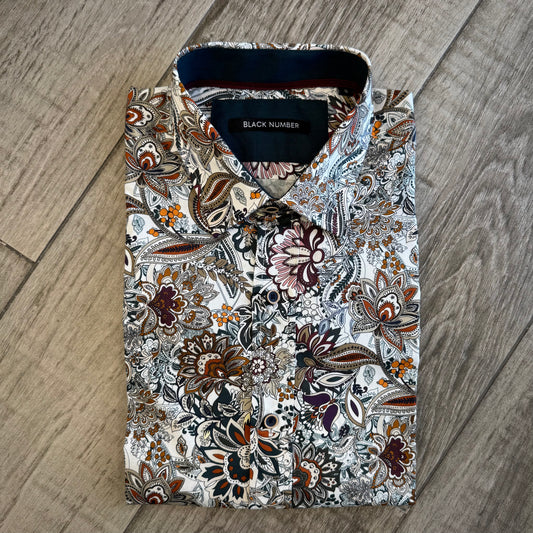 Camicia Fantasia Fiori Stilizzati (CA3024)