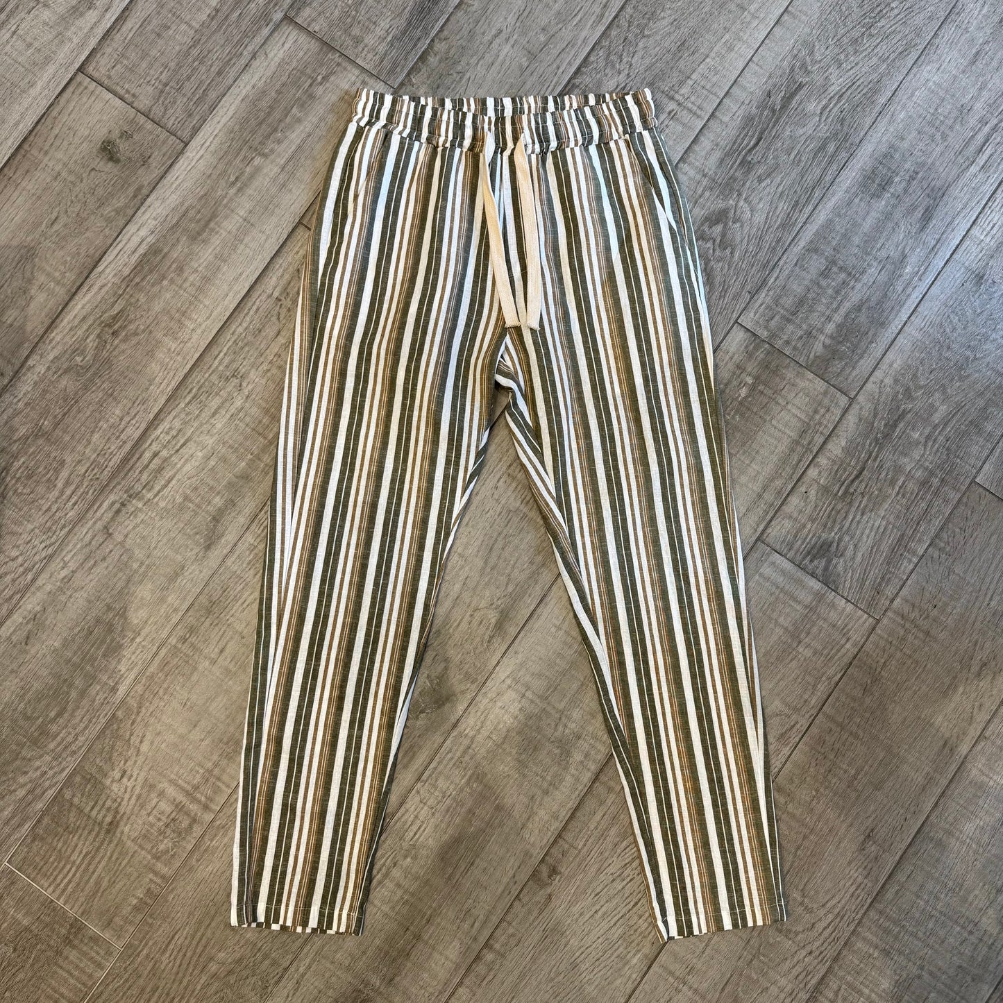Pantalaccio Gessato Misto Lino