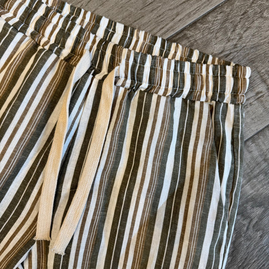 Pantalaccio Gessato Misto Lino