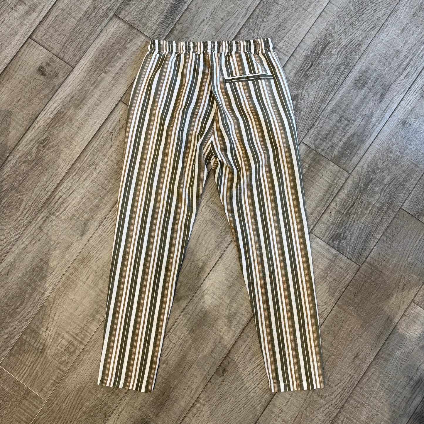 Pantalaccio Gessato Misto Lino