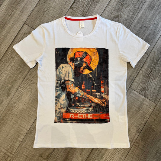 T-Shirt Stampa "New York Deejay"