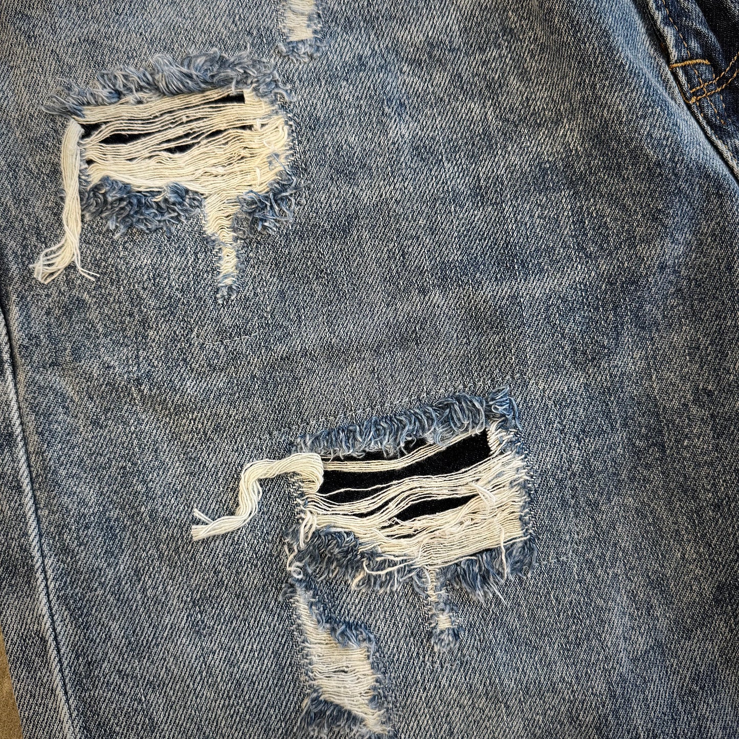 Jeans "Grant" Carrot Fit strappi con toppe GIANNI LUPO (GL6339Q)