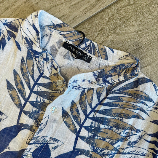 Camicia Coreana Fantasia Manica Corta
