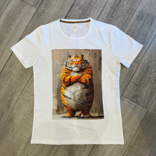 T-Shirt Stampa "Fat Tiger"