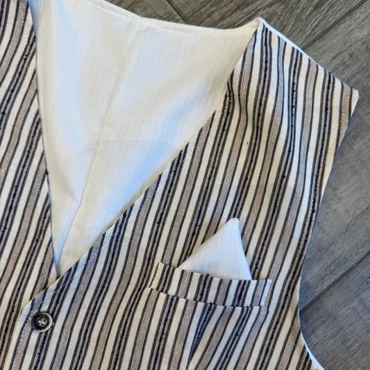 Panciotto Pochette Gessato