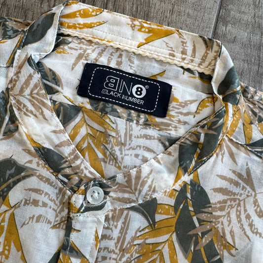 Camicia Coreana Fantasia Foglie