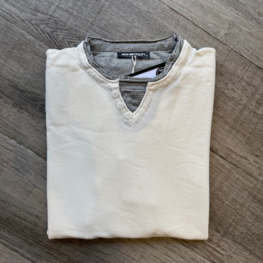 Maglia Serafino Doppio Layer