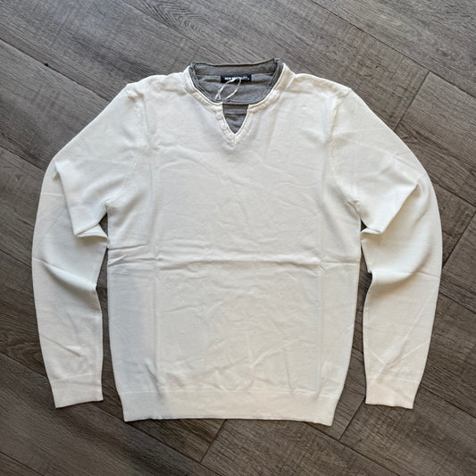 Maglia Serafino Doppio Layer