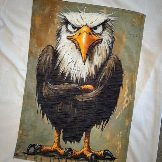T-Shirt Stampa "Angry Eagle"