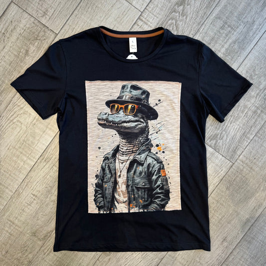 T-Shirt Stampa "Mr.Crocodile"