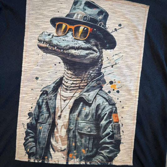 T-Shirt Stampa "Mr.Crocodile"