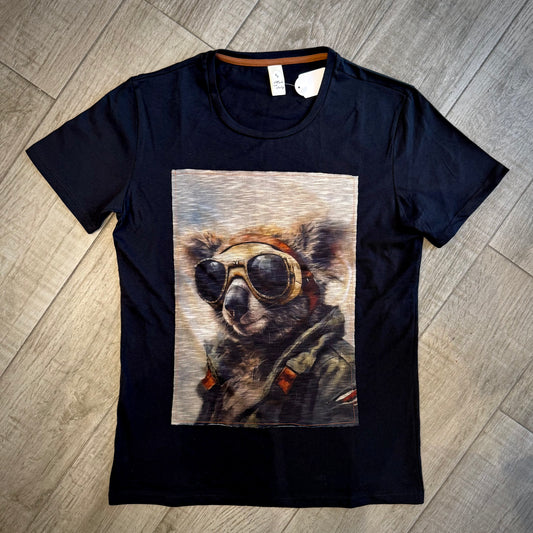 T-Shirt Stampa "Pilot Koala"
