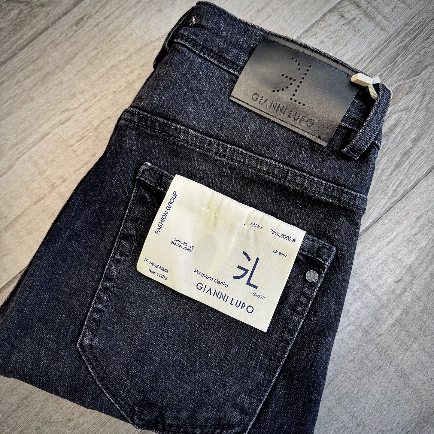 Jeans "Kevin" Slim Fit Black GIANNI LUPO (GL6303Q)