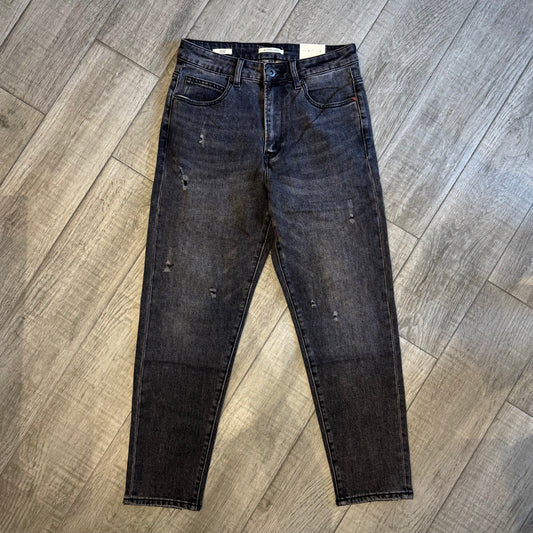Jeans "DAD" Over Fit Black con micro strappi GIANNI LUPO (GL6365Q)