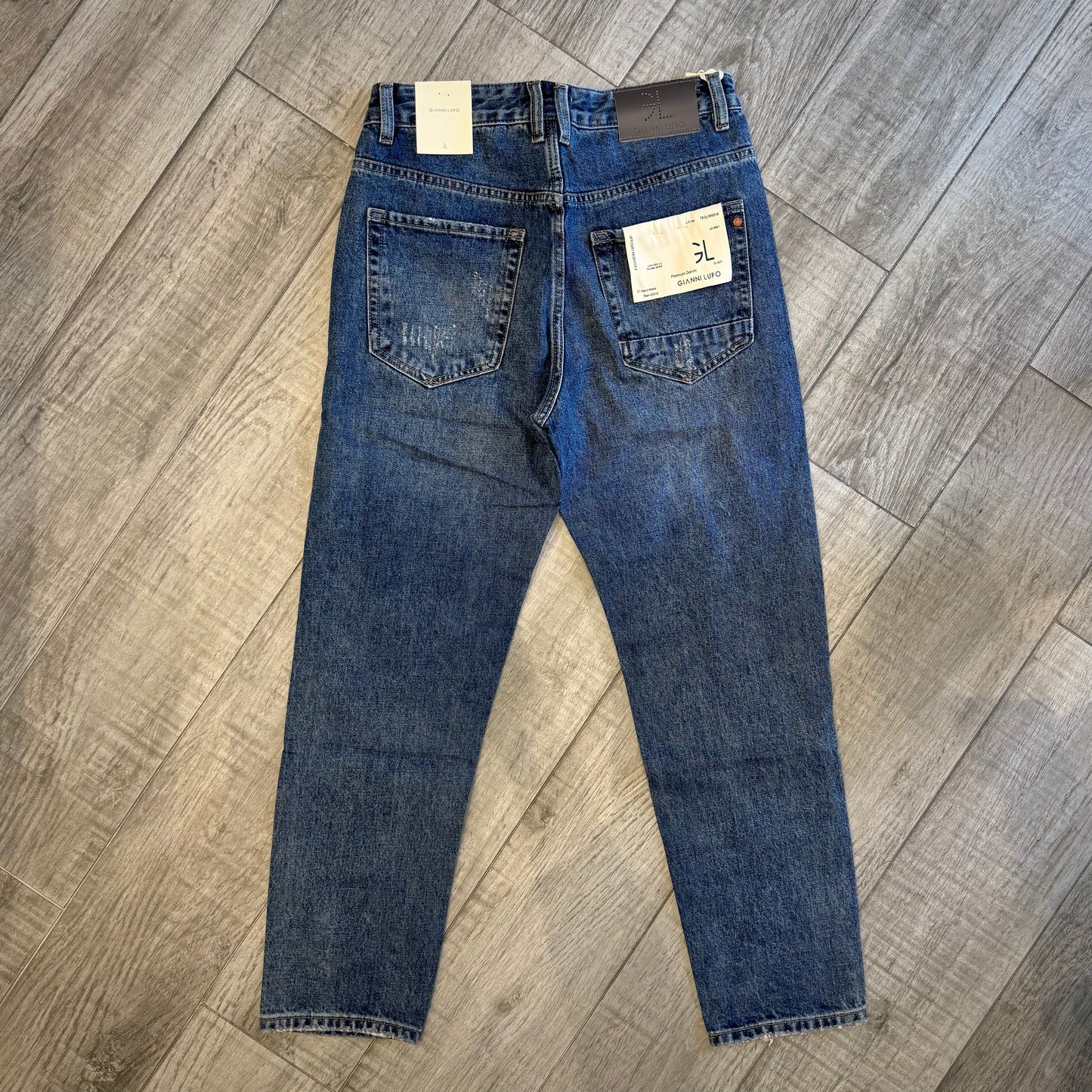 Jeans "Mike" Carrot Fit strappi GIANNI LUPO (GL622Y)